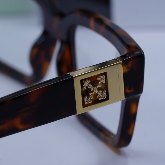 Off-White OERJ015 STYLE 15 6000 Square Eyeglasses 54mm – Havana - Picture 8 of 9